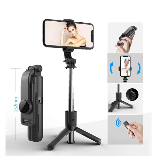 Selfie Stick Bluetooth Techsuit L11, Univerzální, Černý
