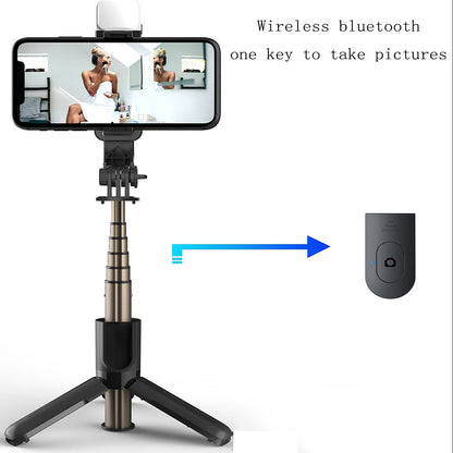 Selfie Stick Bluetooth Techsuit L11s, Univerzální, Černý