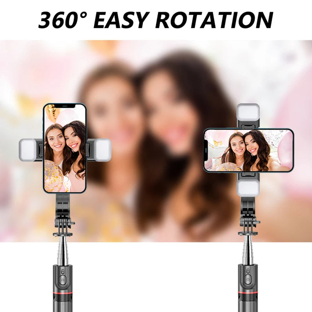Selfie Stick Bluetooth Techsuit L13d, Univerzální, Černý
