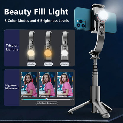 Selfie Stick Bluetooth Techsuit L18sMini, Univerzální, Černý