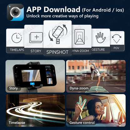 Selfie Stick Bluetooth Techsuit L18sMini, Univerzální, Černý