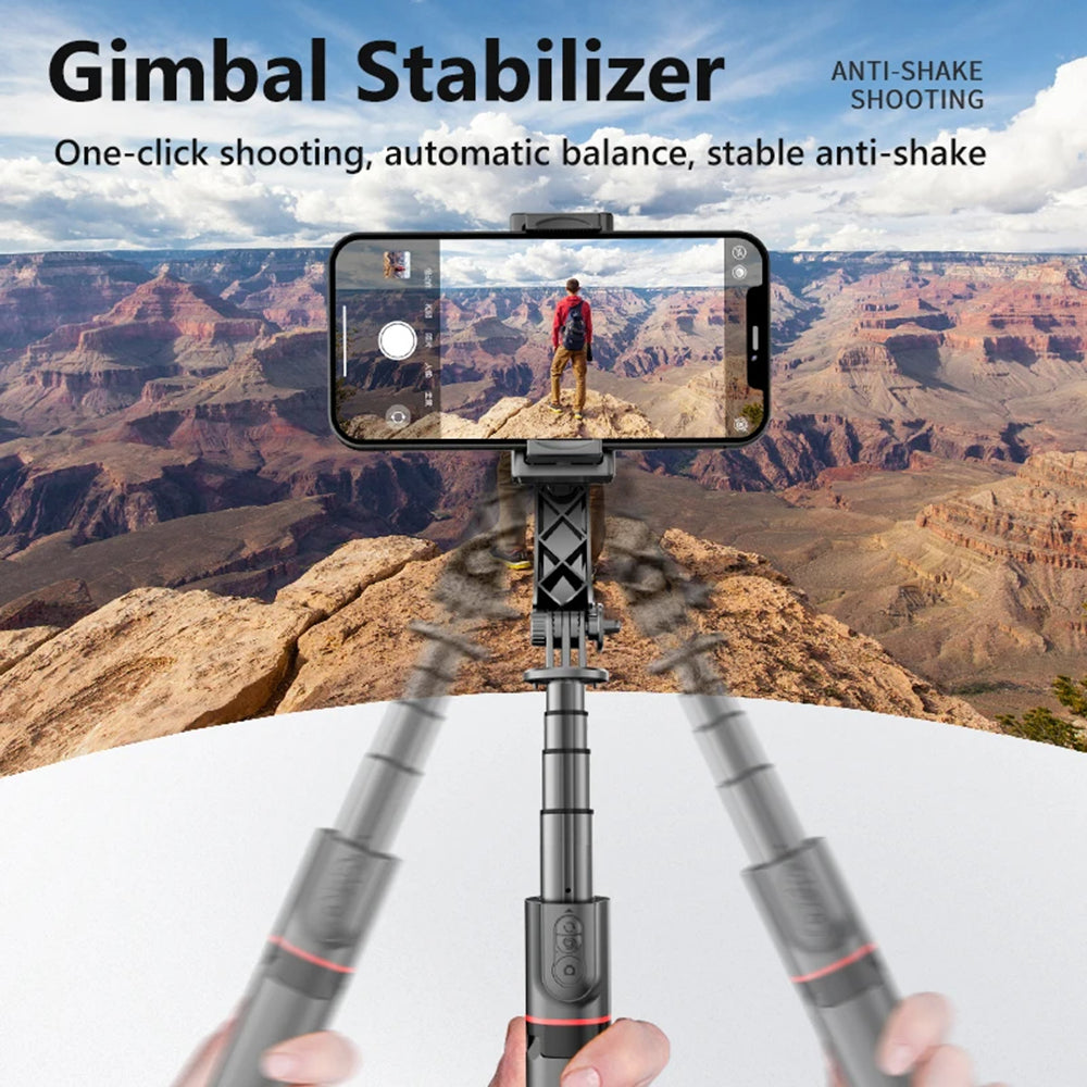 Selfie Stick Bluetooth Techsuit L19, Univerzální, Černý