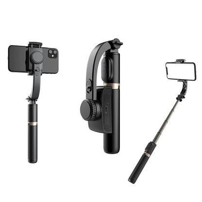 Selfie Stick Bluetooth Techsuit Q08, Universal, Black