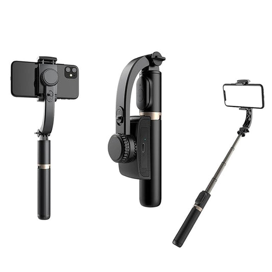 Selfie Stick Bluetooth Techsuit Q08, Univerzální, Černý