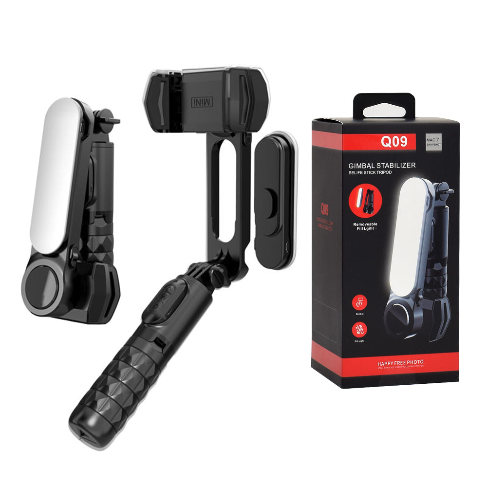 Selfie Stick Bluetooth Techsuit Q09, Univerzální, Černý