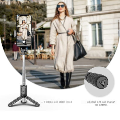 Selfie Stick Bluetooth Techsuit Q10, Univerzální, Černý