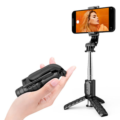 Selfie Stick Bluetooth Techsuit Q11, Univerzální, Černý