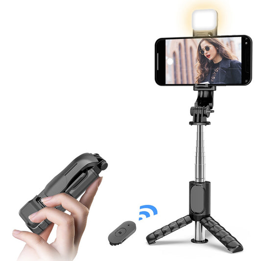 Selfie Stick Bluetooth Techsuit Q11s, Univerzální, Černý