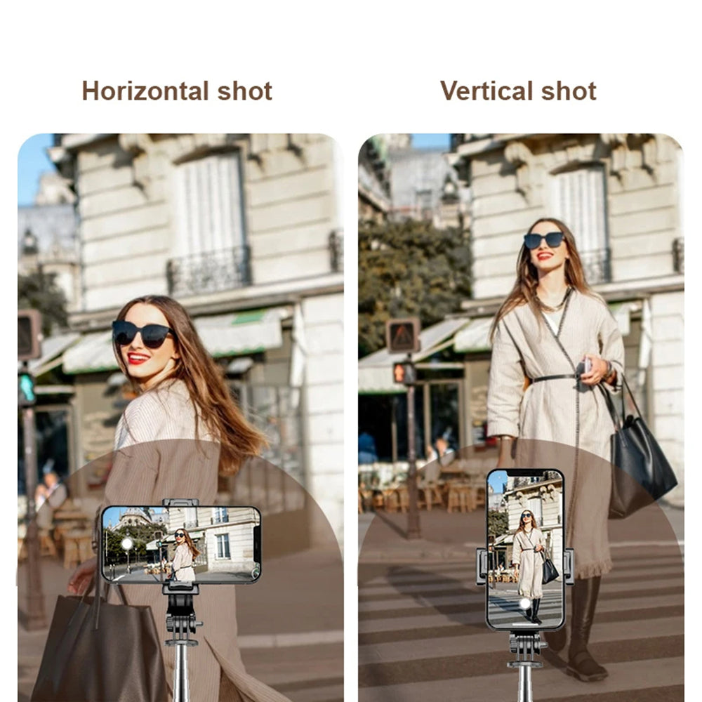 Selfie Stick Bluetooth Techsuit Q11s, Univerzální, Černý