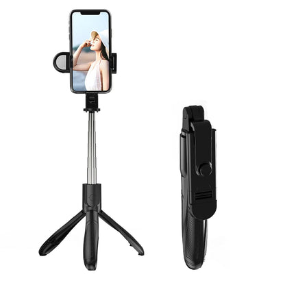 Selfie Stick Bluetooth Techsuit S01-S, Univerzální, Černý
