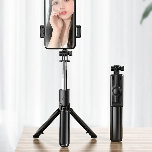 Selfie Stick Bluetooth Techsuit S03, Univerzální, Černý