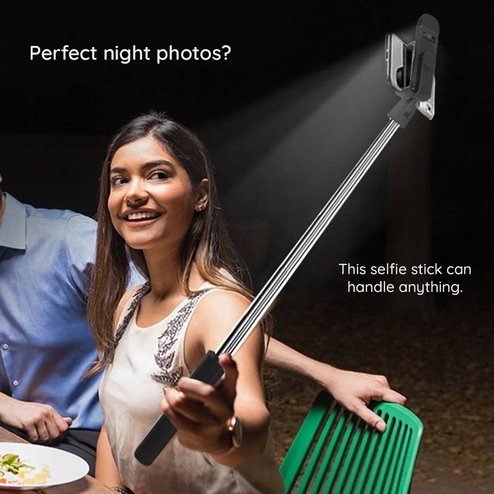 Selfie Stick Bluetooth Techsuit S05-S, Univerzální, Černý