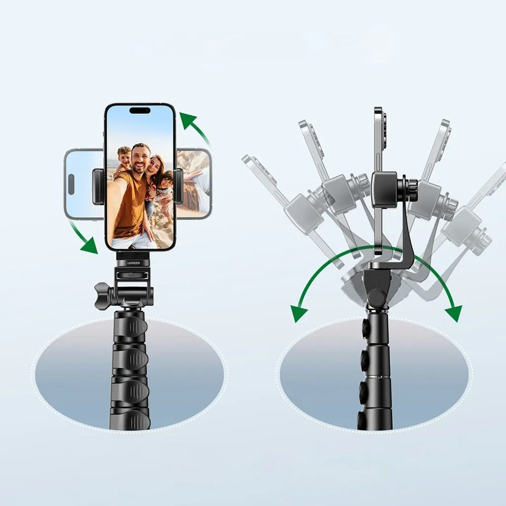 Selfie Stick Bluetooth UGREEN LP680, Univerzální, Černý