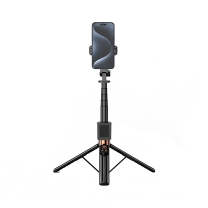 Selfie Stick Bluetooth XO Design SS23 Dual Lights, Univerzální, Černý