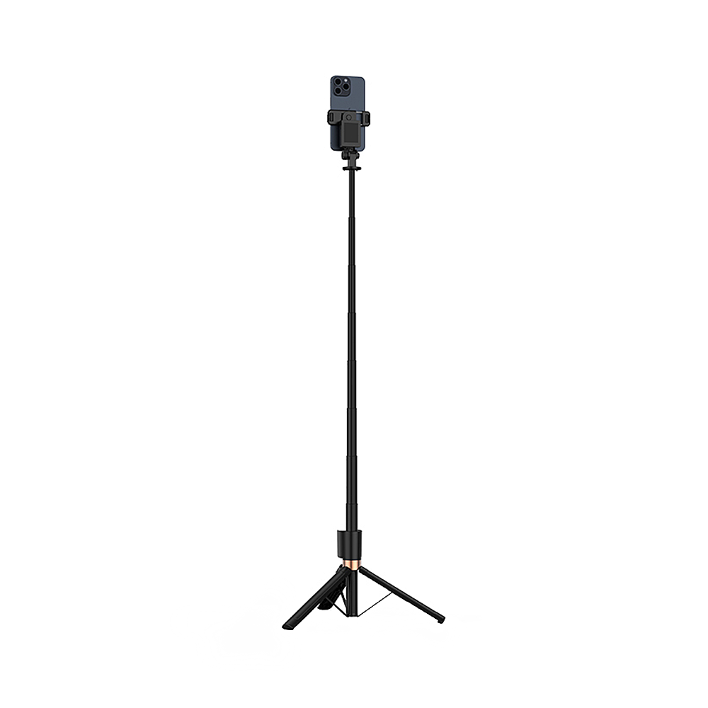 Selfie Stick Bluetooth XO Design SS23 Dual Lights, Univerzální, Černý