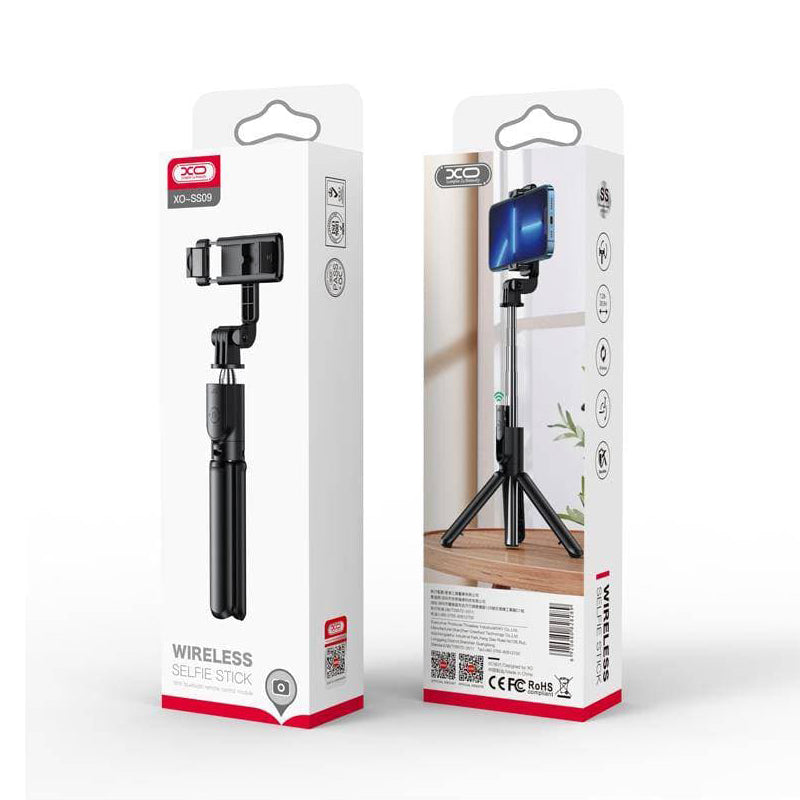 Selfie Stick Bluetooth XO Design SS09, Universal, Black