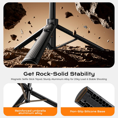 Selfie Stick Bluetooth XO Design SS30, Univerzální, Černý