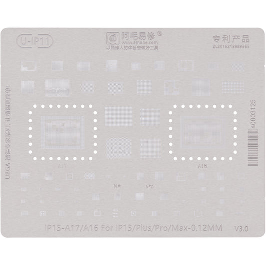Síto BGA Amaoe U-IP11 pro Apple iPhone 15 Series