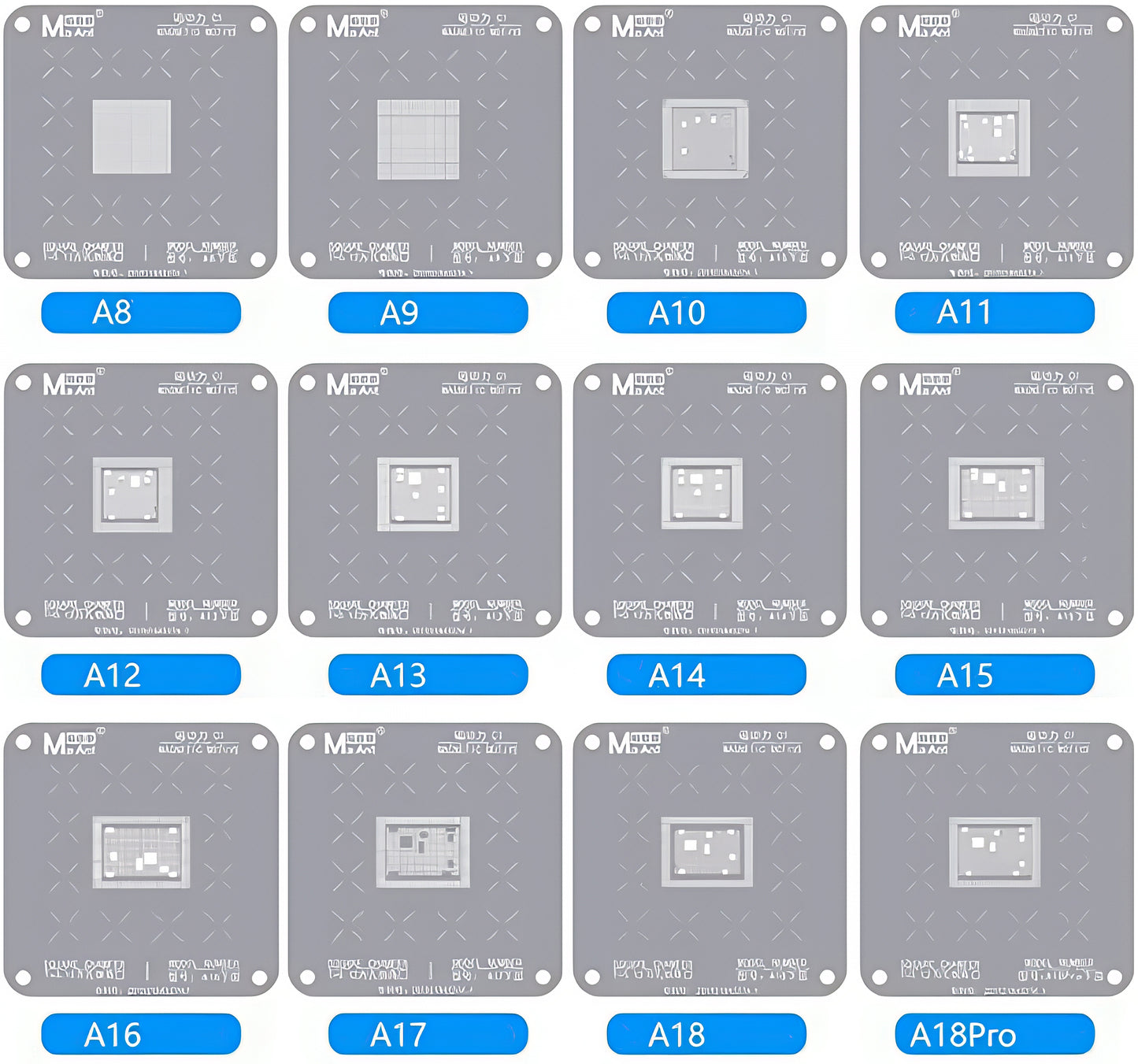 Síto BGA MaAnt pro Apple iPhone 6 - 16 Pro Max, CPU
