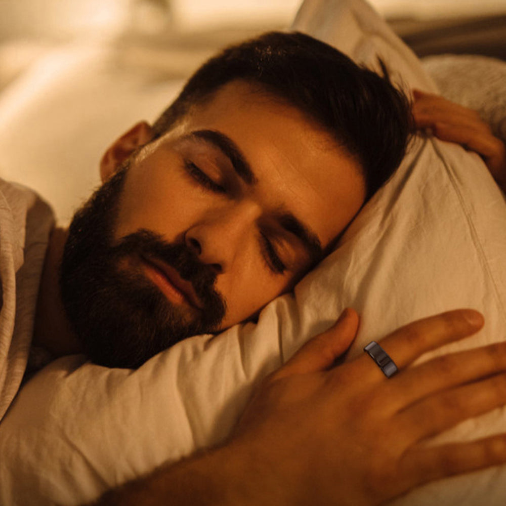 Smart Ring Techsuit R02, Velikost 11, Růžové zlato