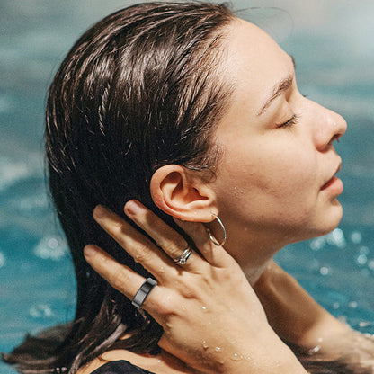 Smart Ring Techsuit R02, Velikost 11, Růžové zlato