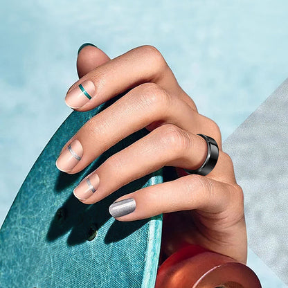 Smart Ring Techsuit R6, Velikost 8, Černá