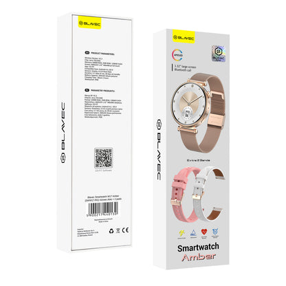 Blavec W17 Amber Smartwatch, Rose Gold
