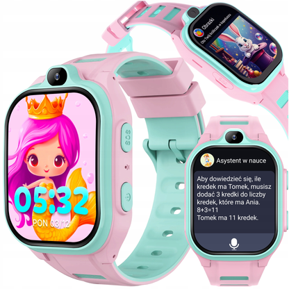 Chytré hodinky Forever Kids Boost KW-530 Call, růžové