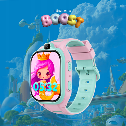 Chytré hodinky Forever Kids Boost KW-530 Call, růžové