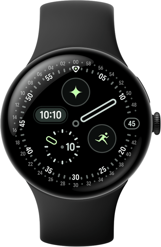 Chytré hodinky Google Pixel Watch 4, 45mm, Wi-Fi, černé GA09962-EU