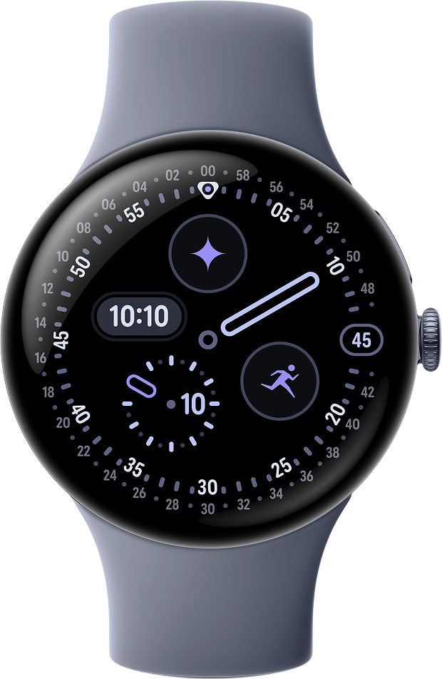 Chytré hodinky Google Pixel Watch 4, 45mm, Šedé, Znovu zabalené GA10850-EU