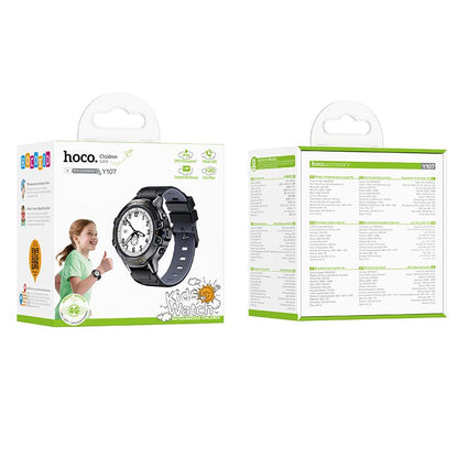 Smartwatch HOCO Y107 Kids Call, Černý