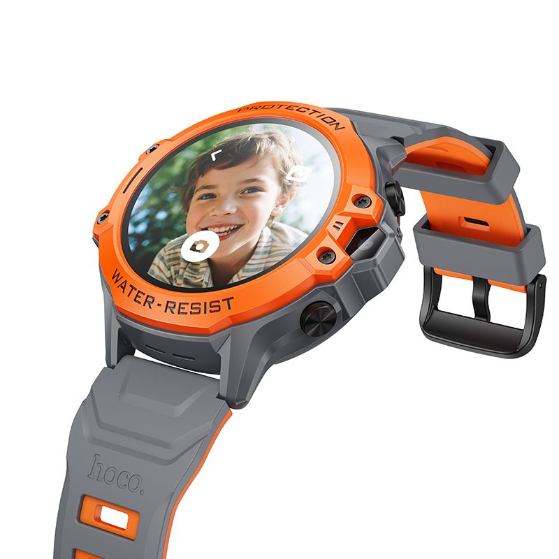 Smartwatch HOCO Y107 Kids Call, Oranžový