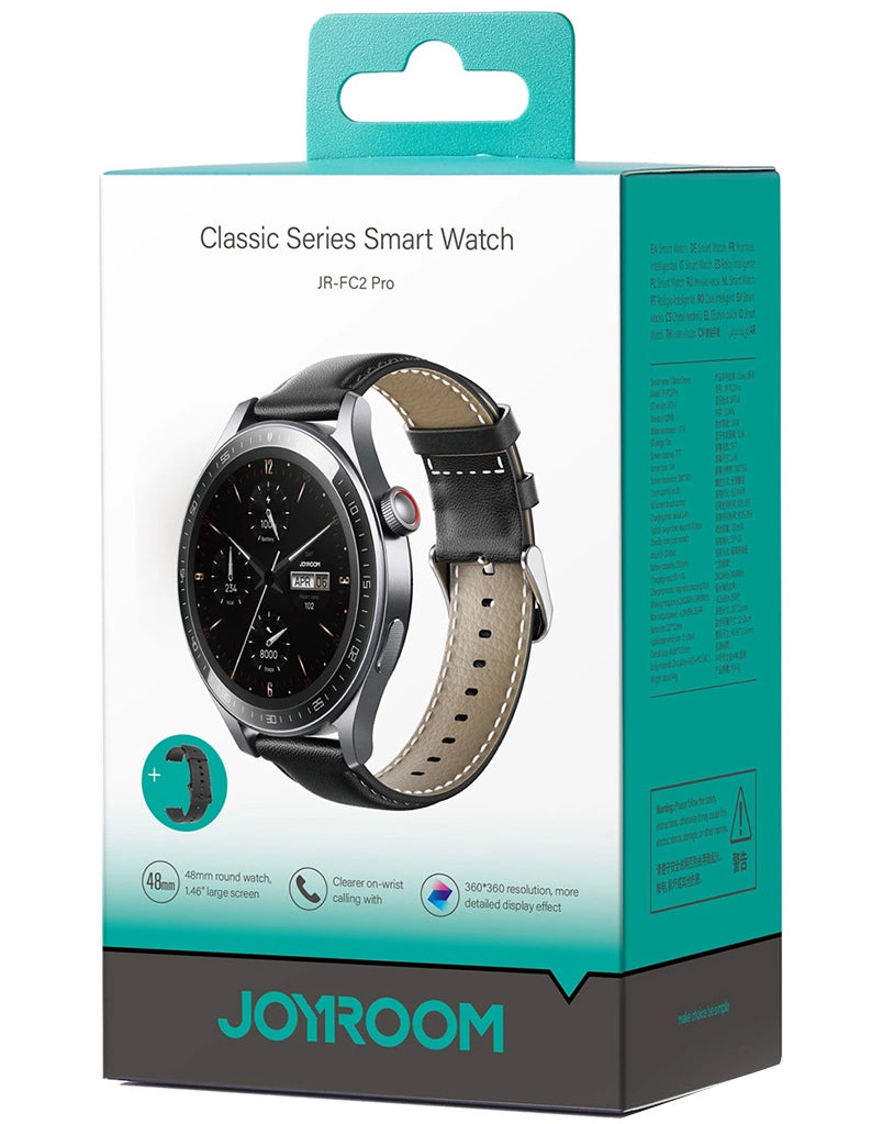 Smartwatch Joyroom JR-FC2 Pro Call, Šedý