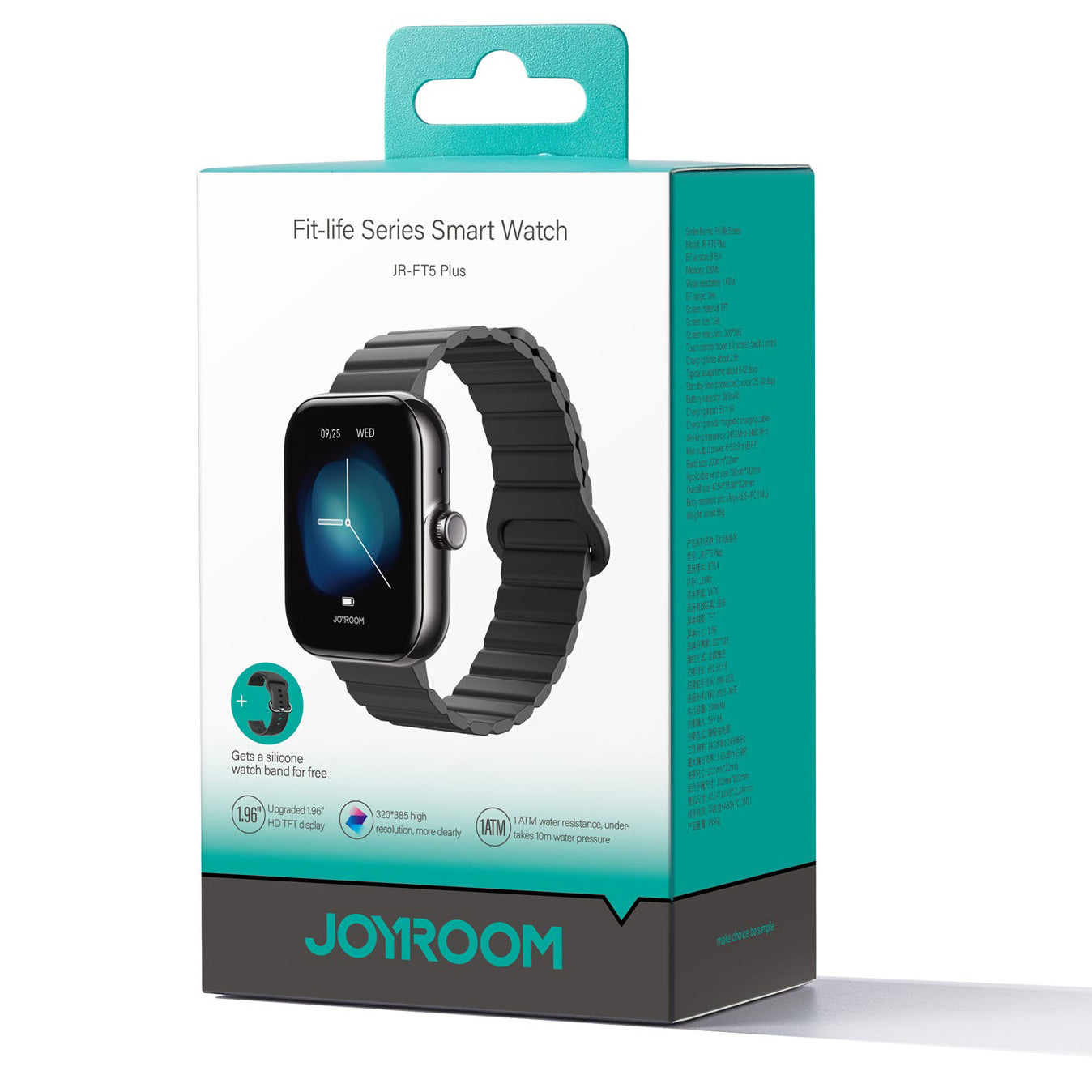 Smartwatch Joyroom JR-FT5 Plus Call, Černý