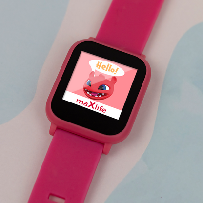 Chytré hodinky MaXlife Kids MXSW-200, růžové
