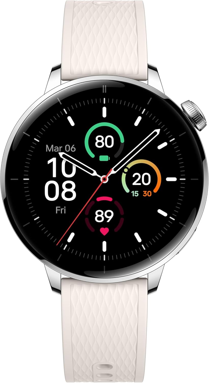 Smartwatch OnePlus Watch 3, 43mm, Stříbrný 5491100422