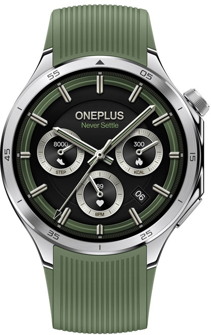 Chytré hodinky OnePlus Watch 3, 46mm, Zelené, Znovu zabalené 5491100341