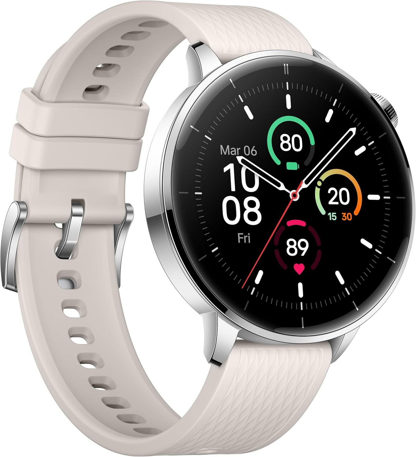 Smartwatch OnePlus Watch 3, 43mm, Stříbrný 5491100422