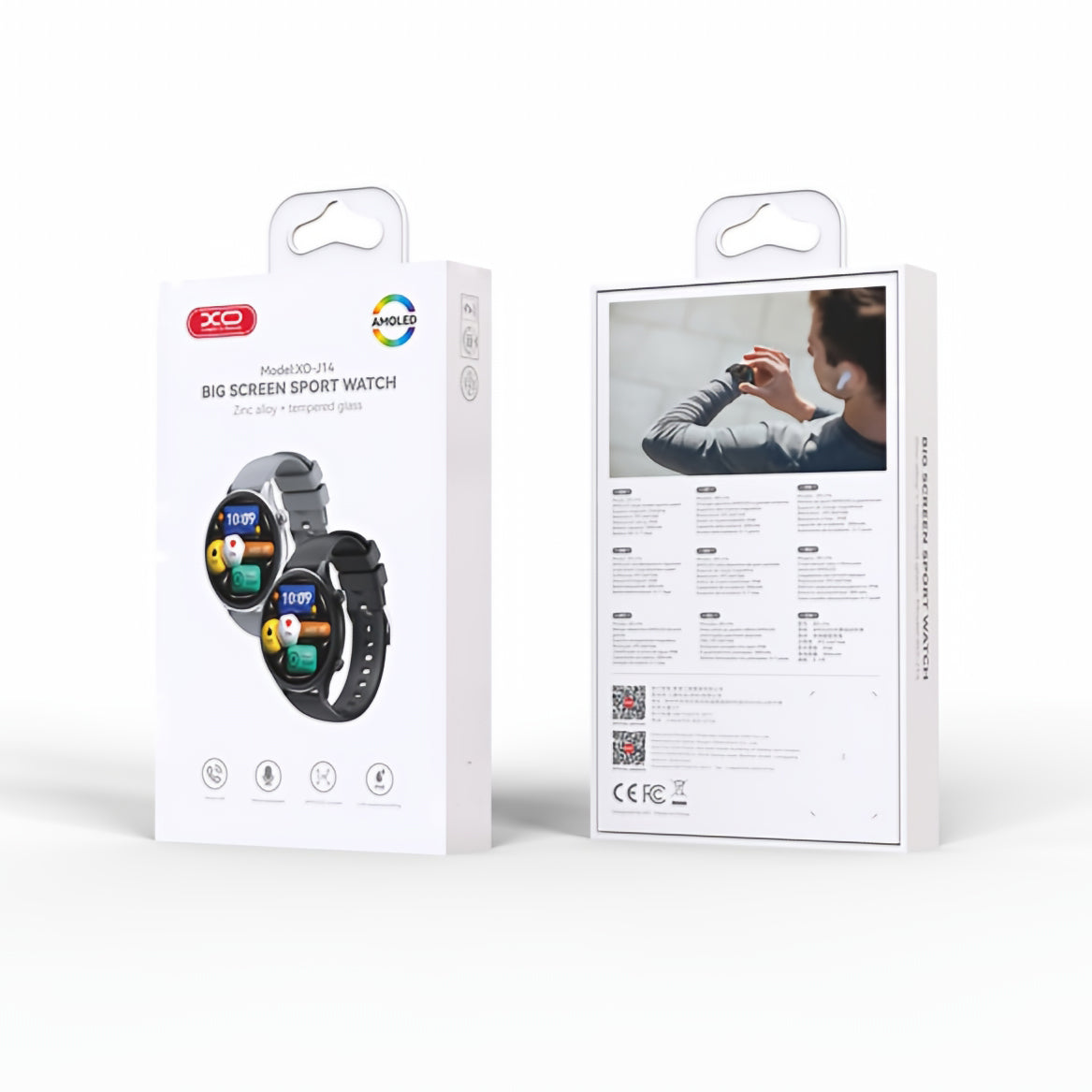 Smartwatch XO Design J14 Call, Černý