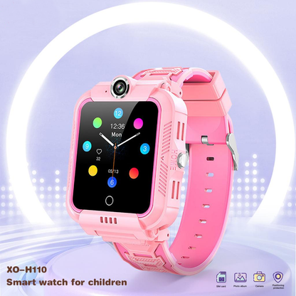Smartwatch XO Design Kids H110, Růžový