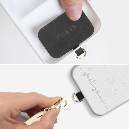 Guess CBDY 4G Charm Phone Lanyard, Black