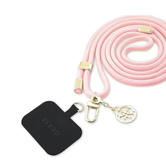 Šňůrka na telefon Guess Crossbody, Univerzální, Růžová