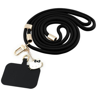 Šňůrka na telefon Hello Kitty Crossbody, černá