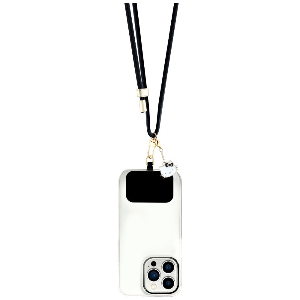Šňůrka na telefon Hello Kitty Crossbody, černá
