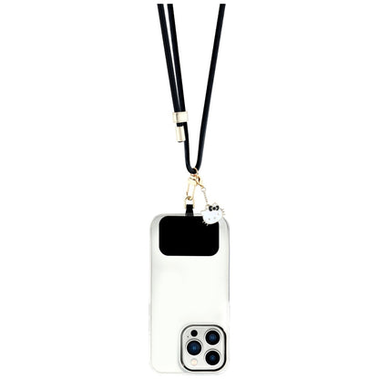 Šňůrka na telefon Hello Kitty Crossbody, černá