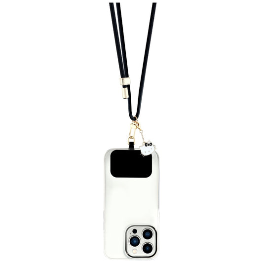 Šňůrka na telefon Hello Kitty Crossbody, černá