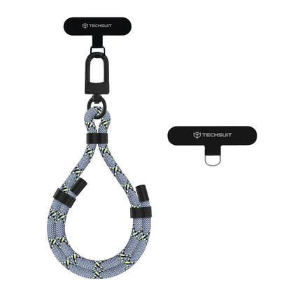 Šňůrka na telefon Techsuit RWS1-12, šedá zelená