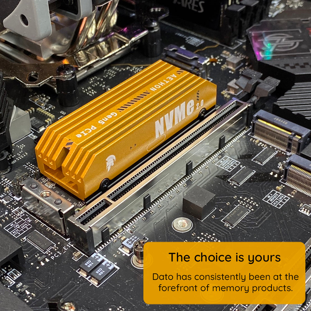 Solid State Drive (SSD) Dato Ares Aethon, NVME M.2, PCIe Gen5x4, 1TB, Černý ARSAT-1TB