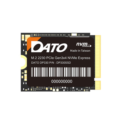 Solid State Drive (SSD) Dato DP330, NVME M.2 2230, PCIE Gen3x4, 2TB, Černý DP330SSD-2TB